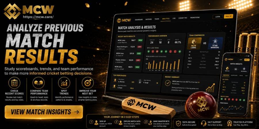 Analyze Previous Match Results Analyze Previous Match Results