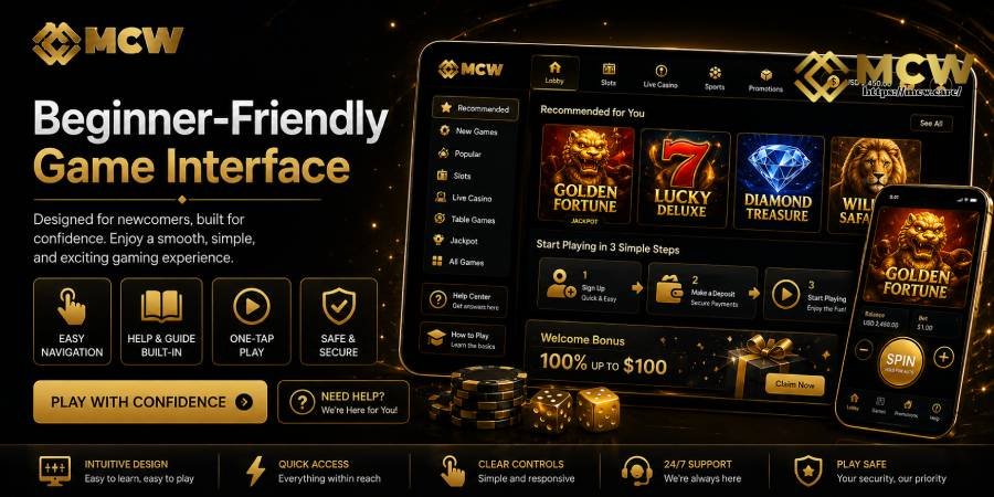 Beginner-Friendly Game Interface
