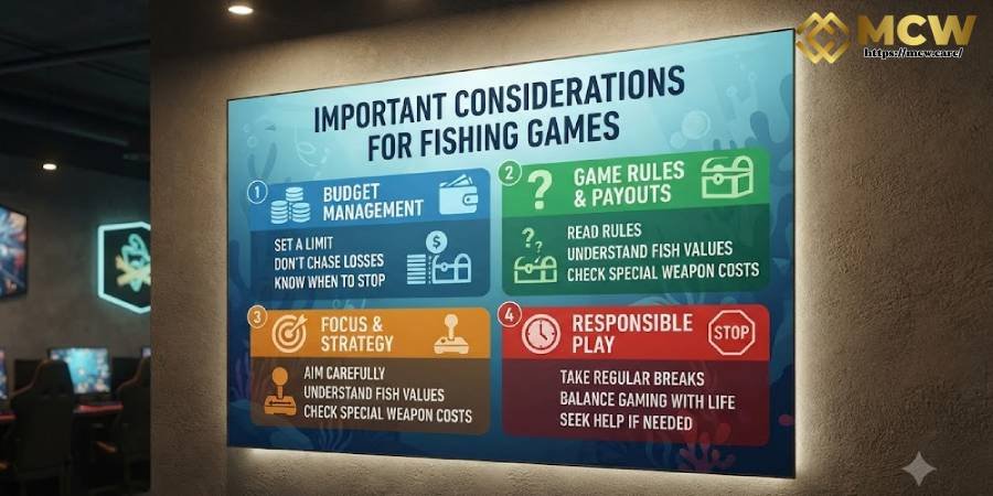 Important Notes When Participating in MCW Fishing Game Important Notes When Participating in MCW Fishing Game