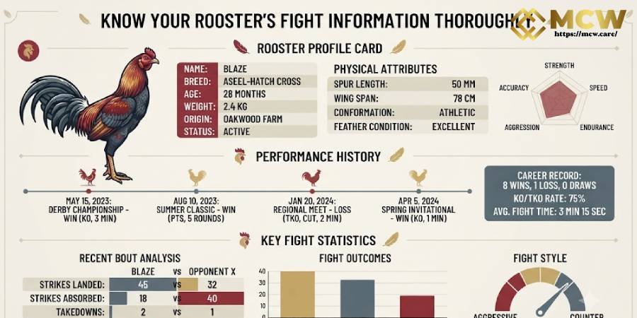 Know Your Rooster's Fight Information Thoroughly Know Your Rooster's Fight Information Thoroughly