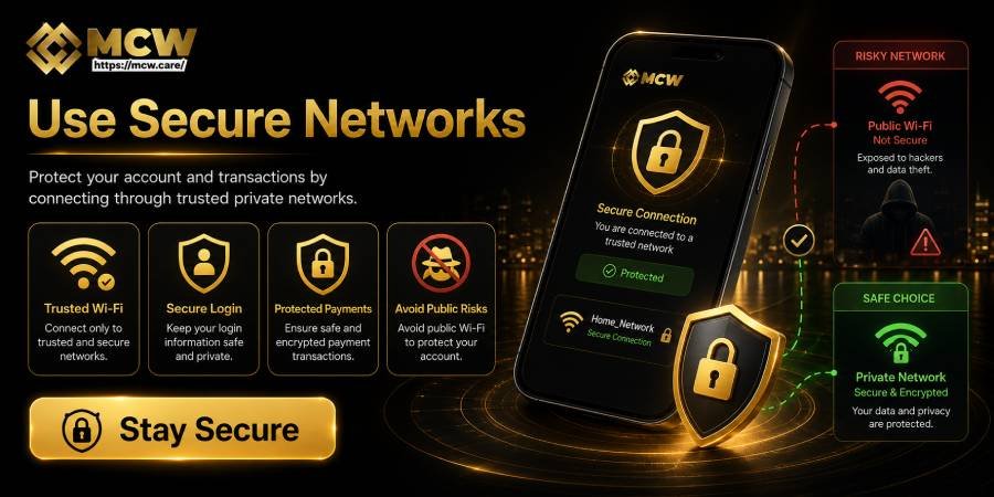 Use Secure Networks Use Secure Networks